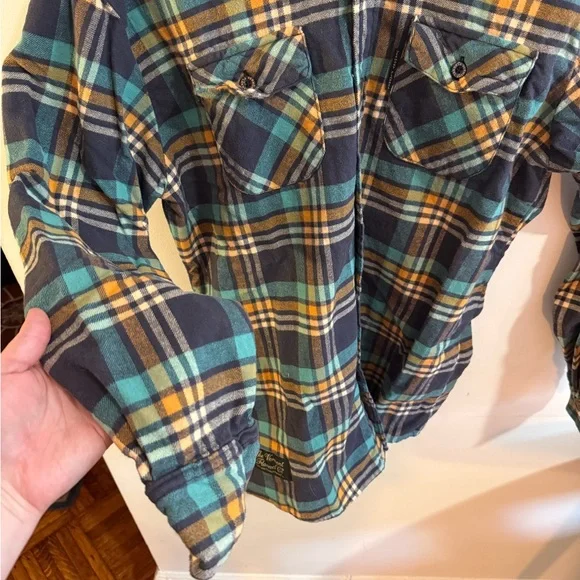 Plaid Casual Button Down Shirt for Men - Picture 3 of 5